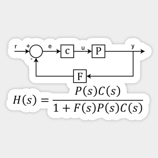 Control Theory Transfer Function Sticker